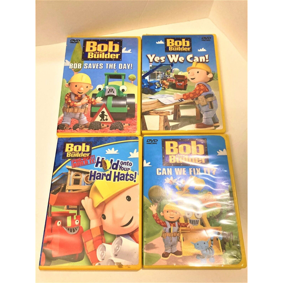 Lot of 4 Bob The Builder DVDs - Picture 1 of 3